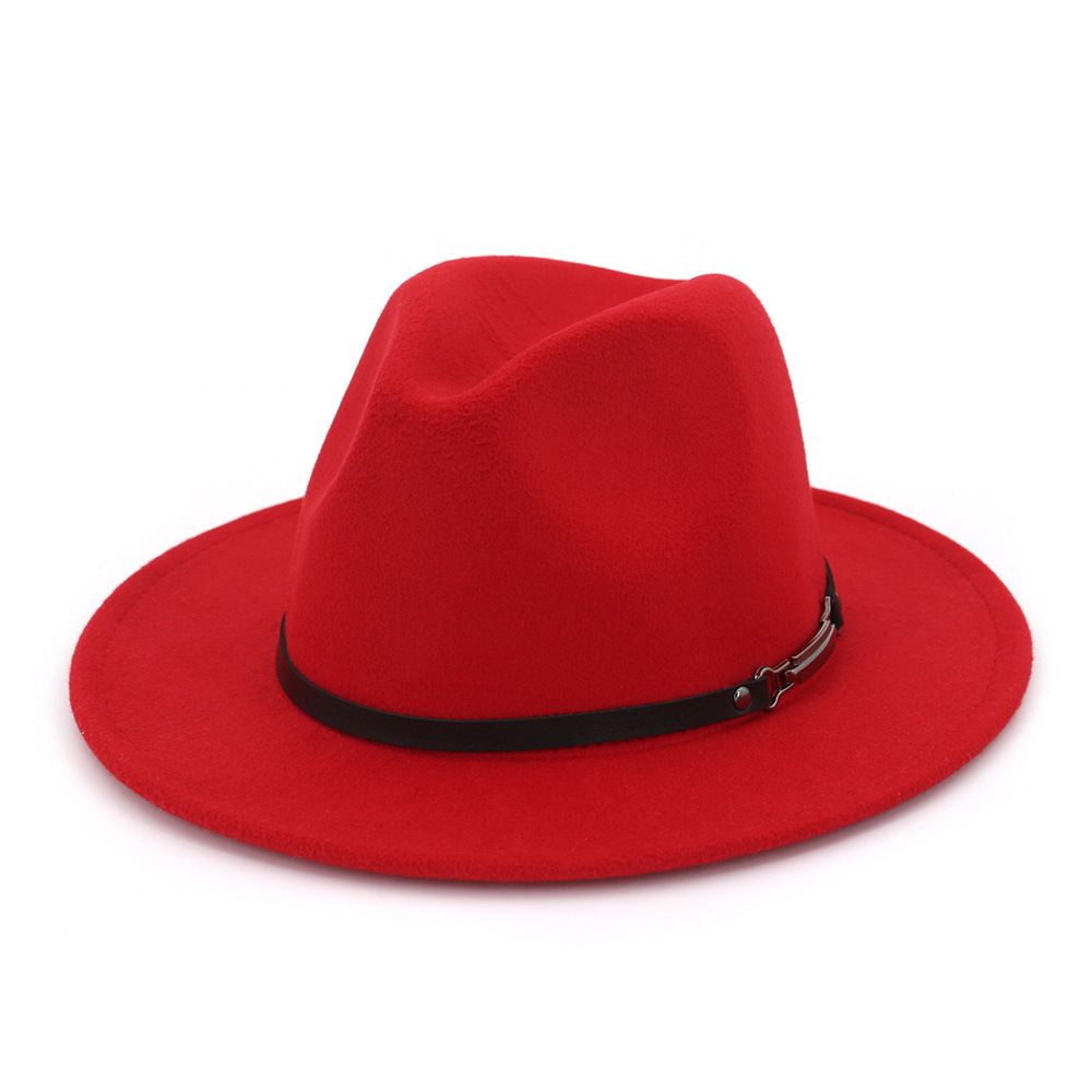 fedora chapeau feutre beige – Image 2