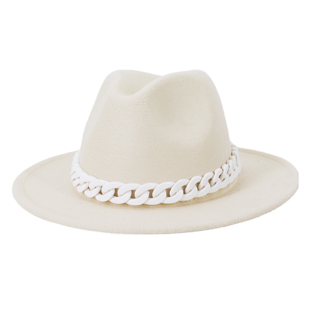 chapeau Fedora avec galon-chaine – Image 3