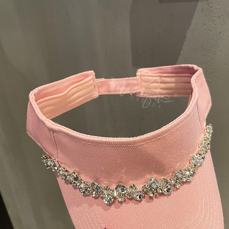 visière de sport avec strass – Image 5