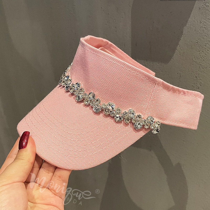 visière de sport avec strass – Image 6