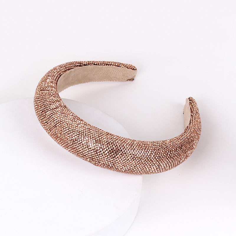 Serre-tête luxe pailleté or, argent, couleurs – Image 3
