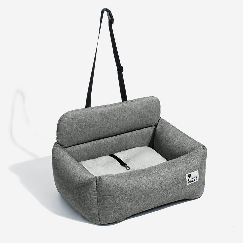Siège auto lavable et durable style traversin pour chien – Image 9