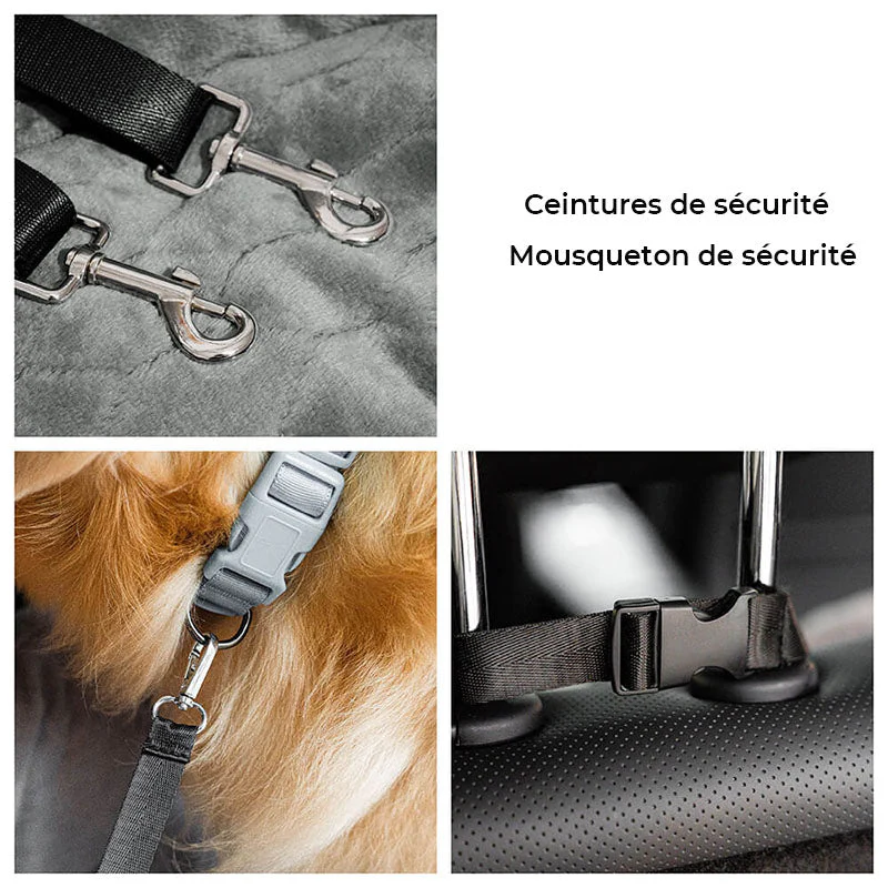 Siège auto lavable et durable style traversin pour chien – Image 5