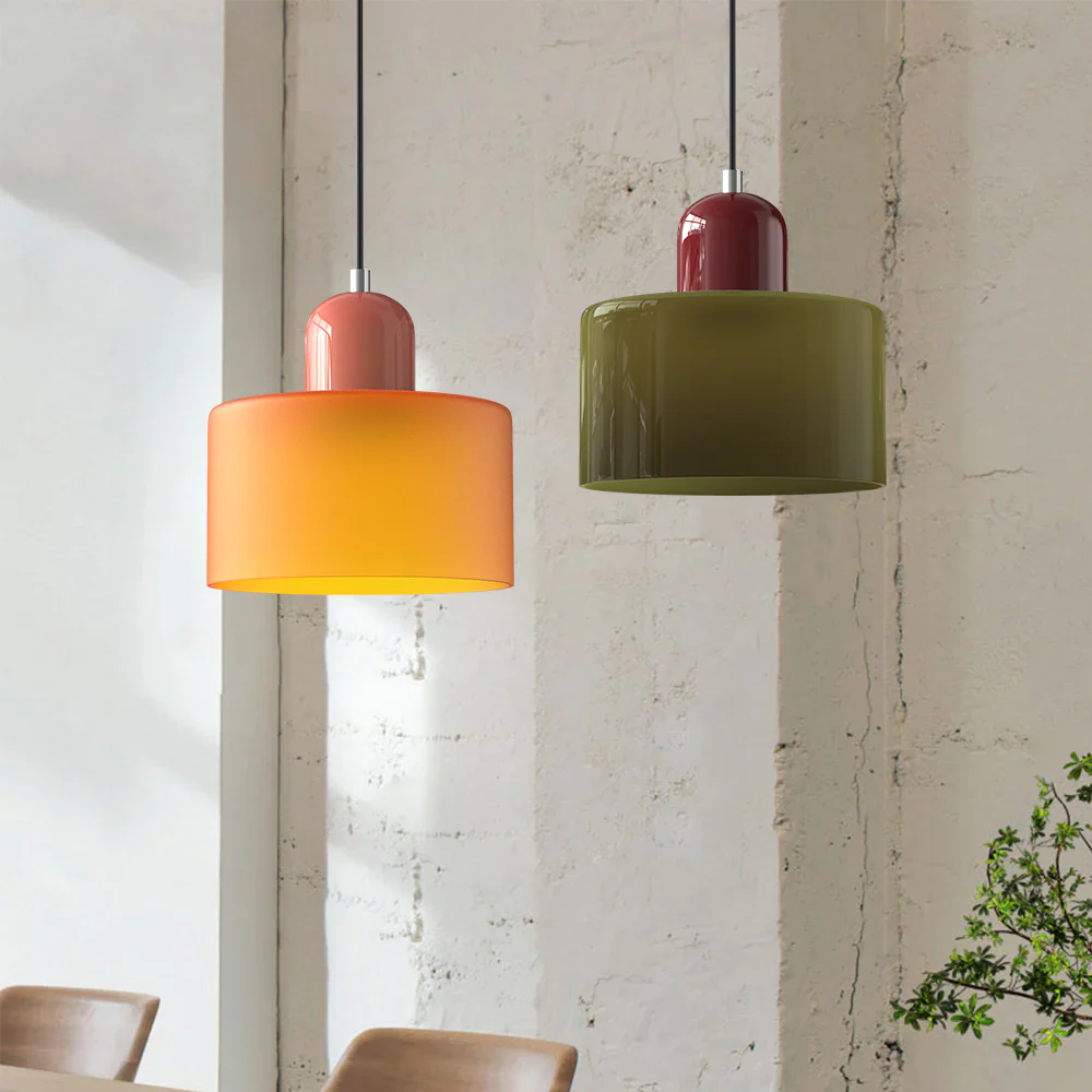 Suspension Luminaire en Verre Style Bauhaus Créatif - BauLume