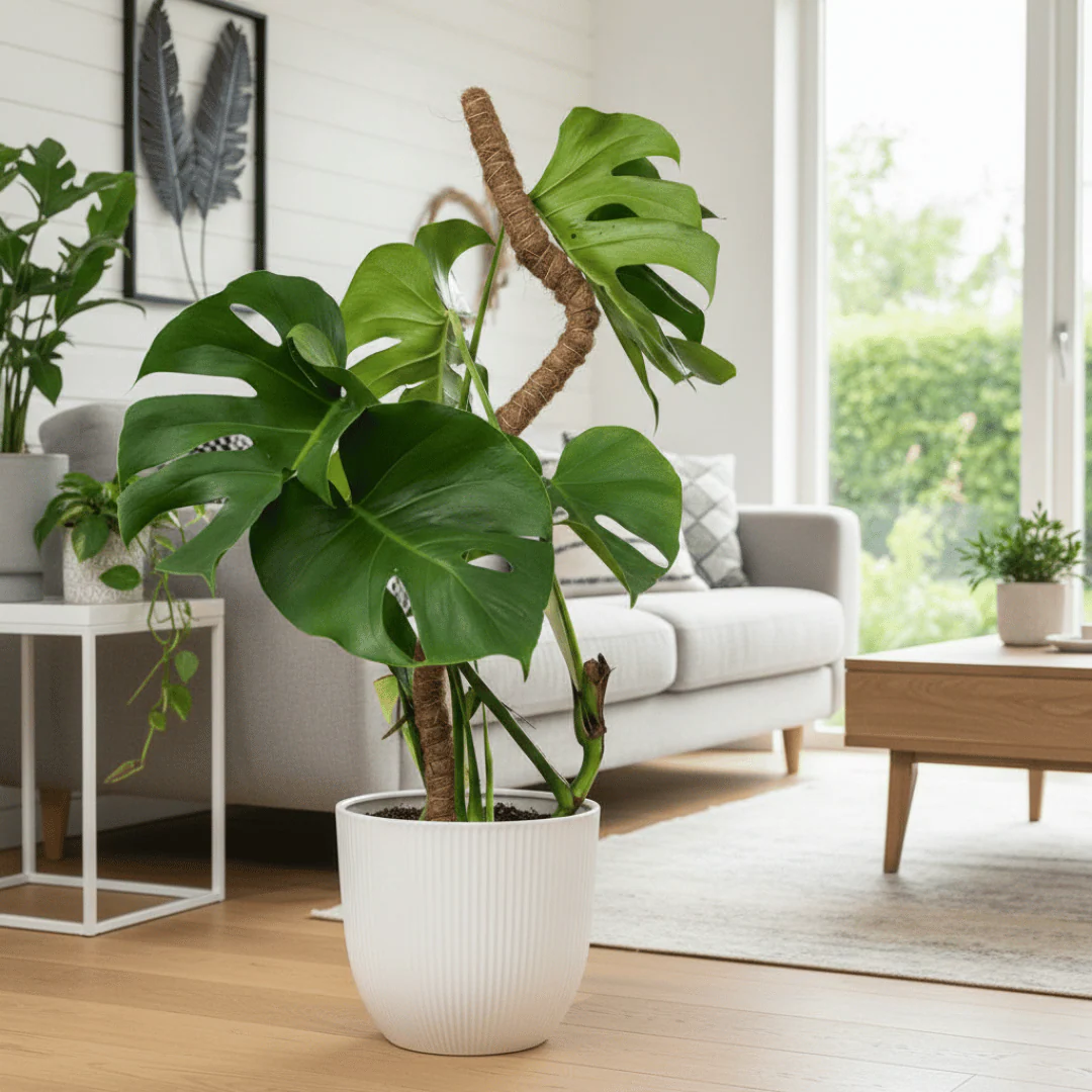 Tuteur en fibre de coco pour plantes