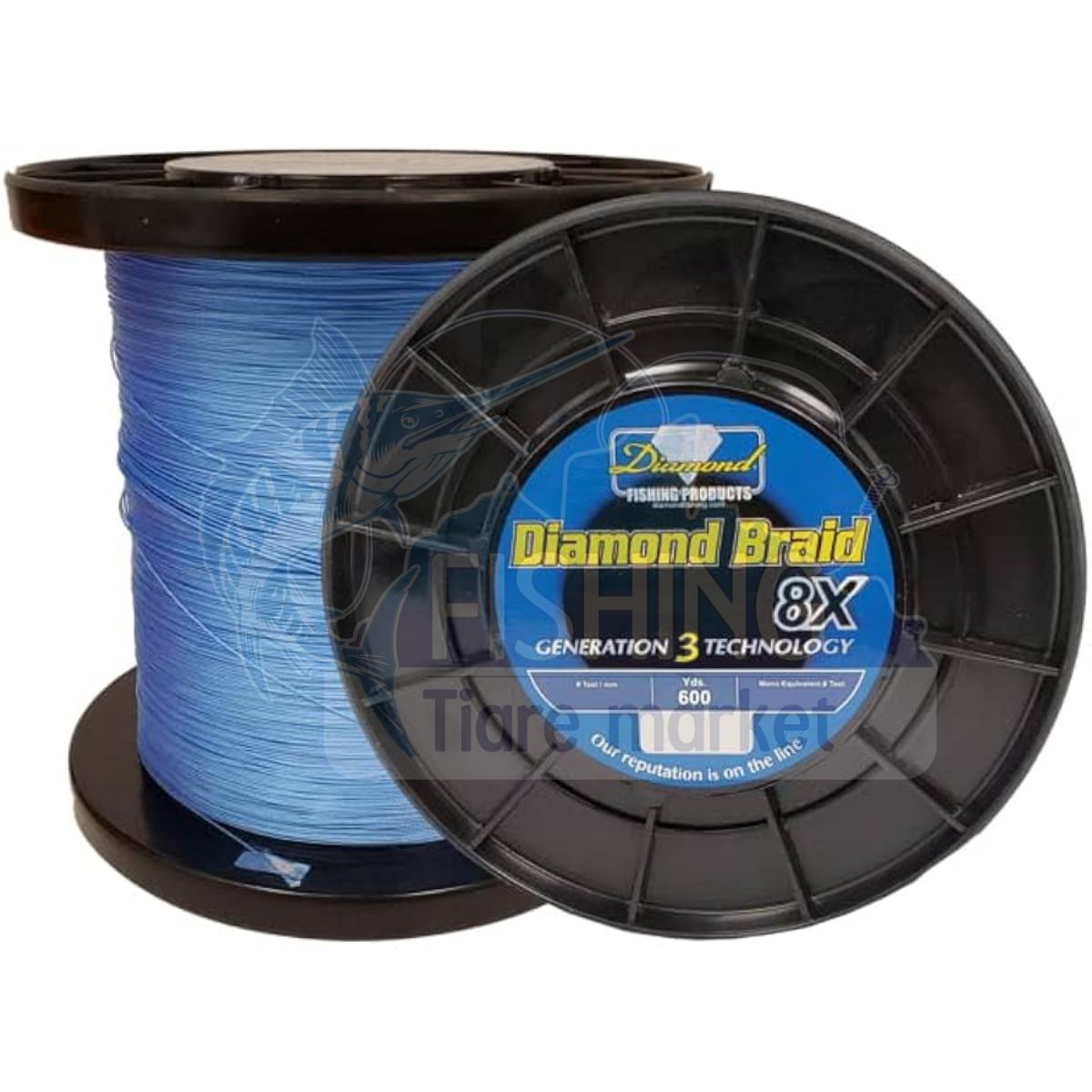 Tresse Creuse Hollow Core 16x 600 yd Bleu – DIAMOND